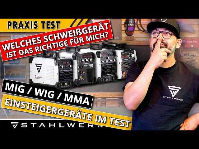 Welches Schweißgerät ist das Richtige für mich MIG WIG MMA – Einsteigergeräte im Test