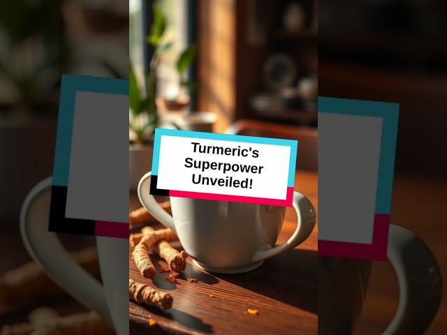 Turmeric's Superpower Unveiled! #TurmericMagic #HealthUnlocked #WellnessJourney