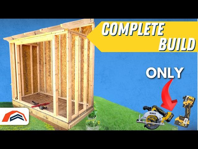 Fast And Easy Shed That Fit Any Home | 4x8 Lean-To Shed