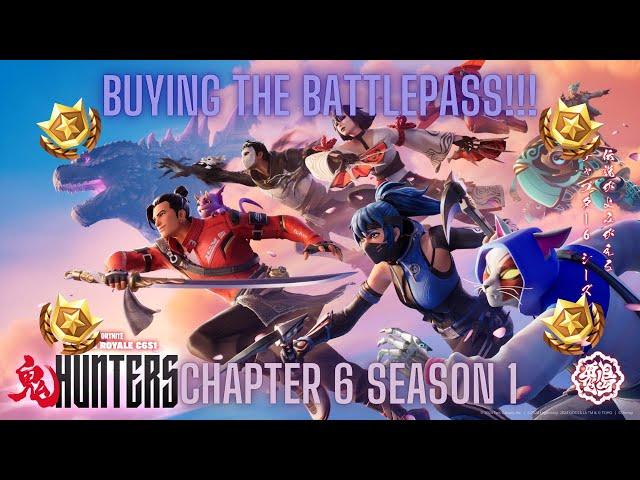 Buying The Fortnite Chapter 6 Season 1 BattlePass!!!