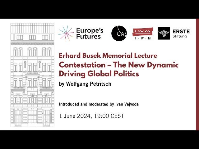 Erhard Busek Memorial Lecture: Wolfgang Petritsch