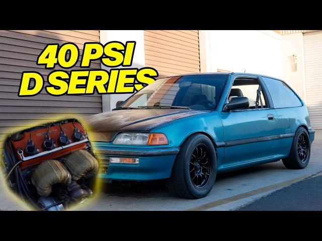 Ultimate Dseries Sleeper EF hatch | what it takes to run 40psi 64mm turbo