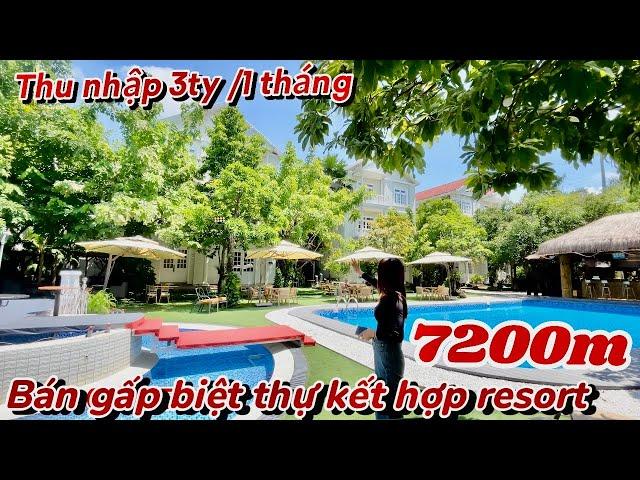 BIỆT THỰ NGHỈ DƯỠNG QUÁ ĐẸP | Bán gấp 7200m vị trí có 102