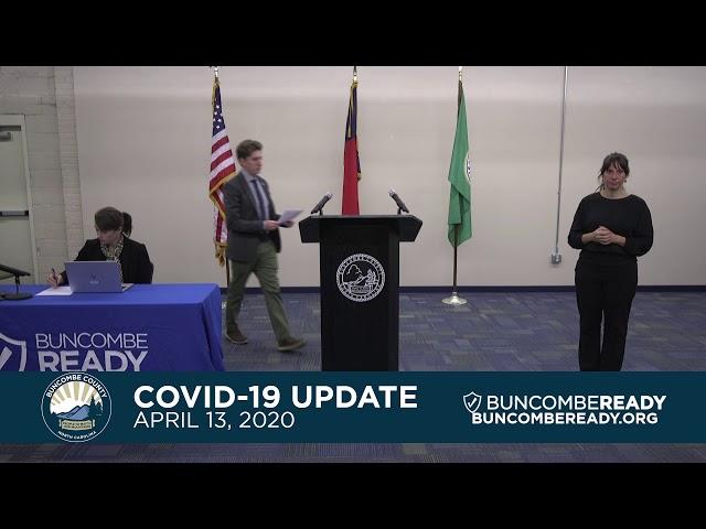 Buncombe County COVID-19 Update (April 13, 2020)