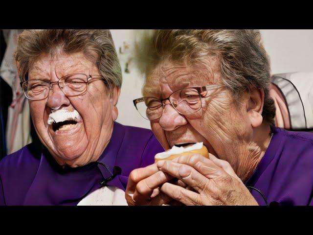 MAYONNAISE DONUT PRANK ON GRANDMA!