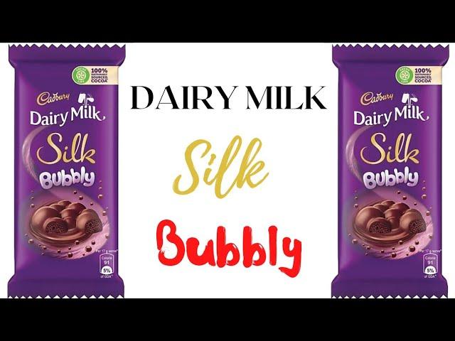 Cadbury Dairy Milk Silk Bubbly Rs. 80/- | Dairy Milk Chocolate | Dairy Milk Silk | Dairy Milk Bubbly