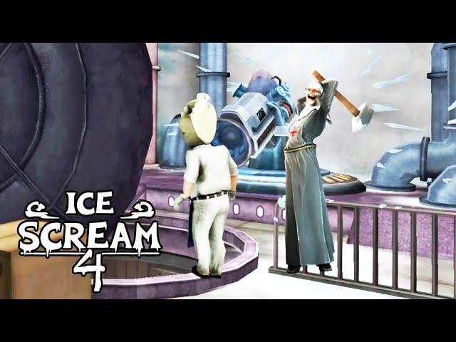 Ice Scream 4 Alternative Ending But Ice Scream 8 New update Atmosphere Full Gameplay