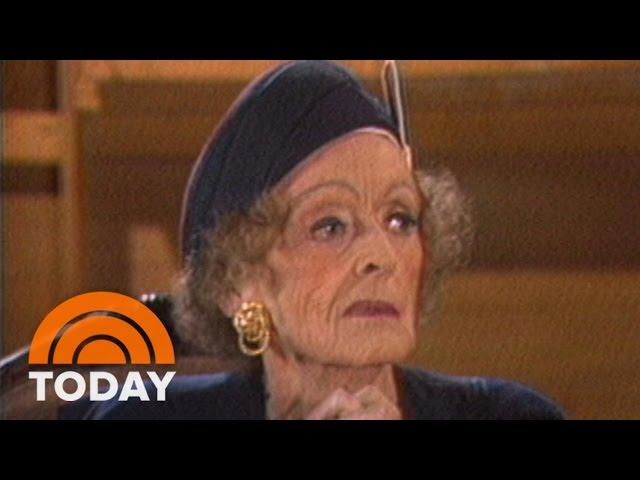 Bette Davis Talks To Bryant Gumbel About Joan Crawford In 1987 Interview | Flashback | TODAY