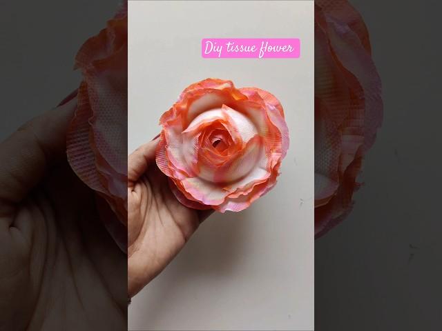 CREATE Beautiful ROSE FLOWER with Tissue Paper!