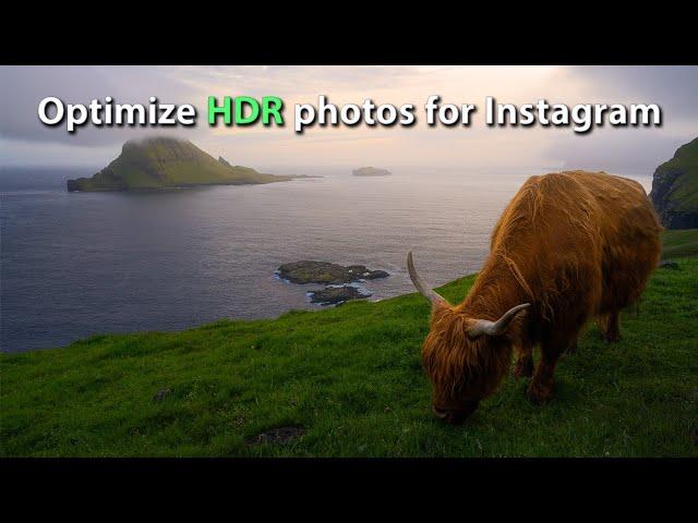 Optimize HDR photos for Instagram with Web Sharp Pro