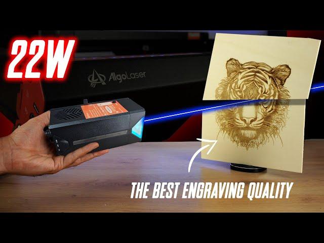 AMAZING Engraving quality with AlgoLaser Alpha 22W