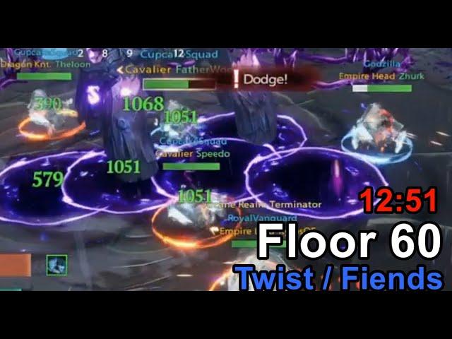 Tarisland - Floor 60 Arcane Realm - Twist Fiends 12m51s