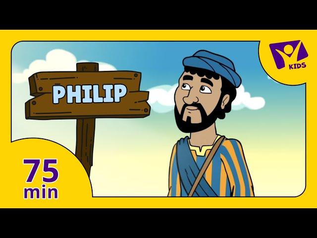 Story about Philip (PLUS 15 More Cartoon Bible Stories for Kids)