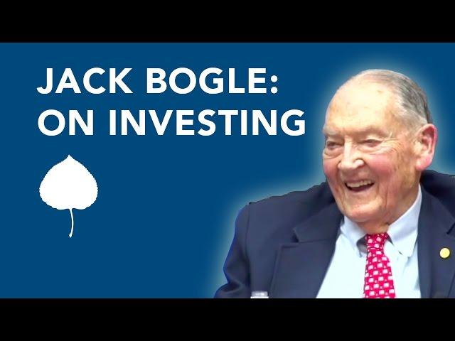 Vanguard Founder Jack Bogle on Mutual Funds, Common Sense Investing and the Stock Market