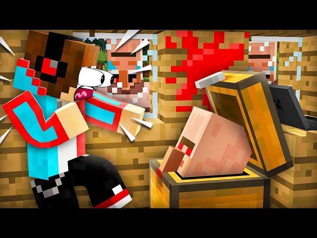 КАК ЖИТЕЛИ НАПУГАЛИ МЕНЯ В МАЙНКРАФТ | Компот Minecraft