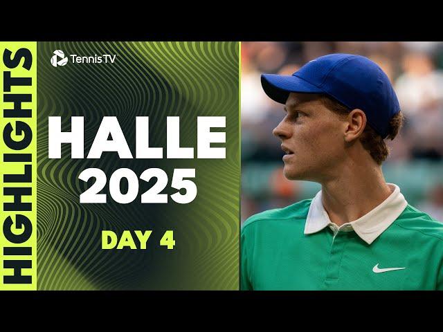 Sinner Battles Bublik; Zverev, Rublev & More Feature | Halle 2025 Day 4 Highlights