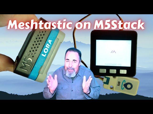 Meshtastic on M5Stack Core, LoRa868 Module, and M5GOFIRE Battery