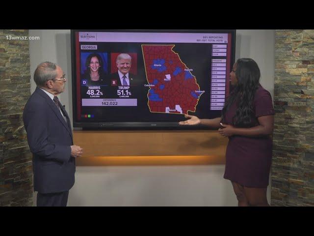 What happened with the presidential election in Georgia? What the 13WMAZ election tracker says