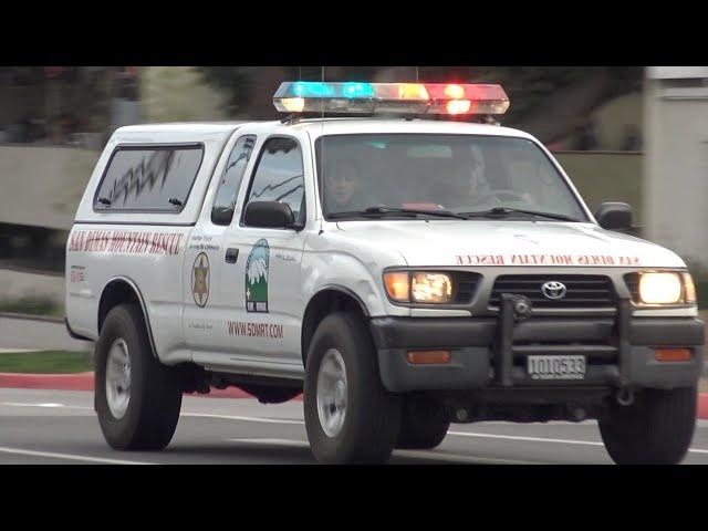 *RARE* LASD San Dimas Mountain Rescue Team Responding