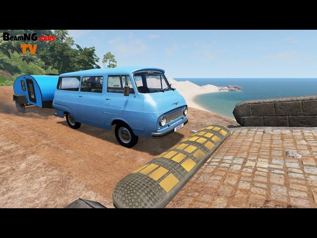 Cars vs Massive Speed Bumps #30 - BeamNG.drive | BeamNG-Cars TV