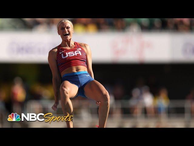 Katie Nageotte duels Sandi Morris as Americans finish 1-2 in Worlds pole vault | NBC Sports