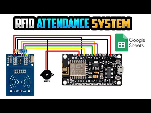 RFID Attendance System using NodeMCU and Google Sheets