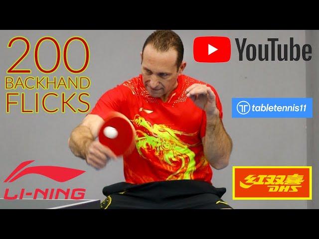 200 backhand flicks moving with KOUS!! #tabletennis #train #practice #pingpong @gre78 @Tabletennis11