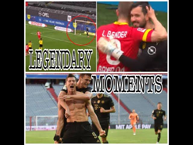 Legendary moments of football | lawandowski 41st league goal lars bender's last game