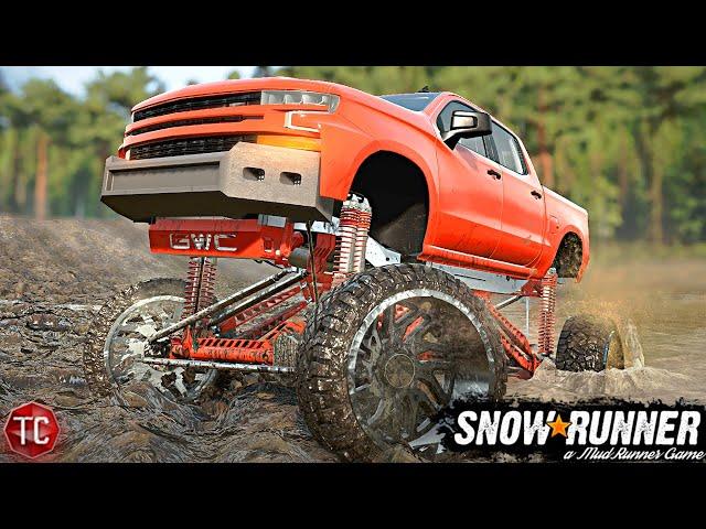 SnowRunner: THIS Chevy Silverado SEMA Truck is USELESS! Or is it!? (CONSOLE FRIENDLY)