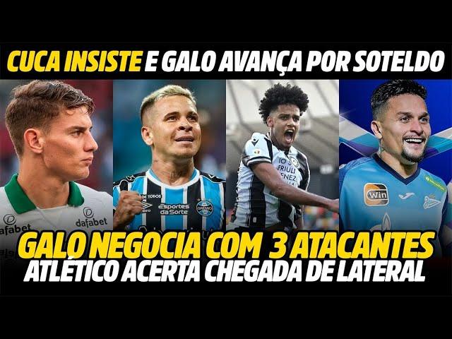 EXCLUSIVO: CUCA PEDE E GALO AVANÇA POR SOTELDO • LATERAL ACERTADO • REUNIÃO BATTAGLIA |NOTÍCIAS GALO