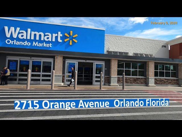 Shopping at Walmart on Orange Ave in Orlando Florida - SODO - Store 3162