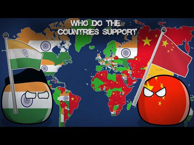 WHO DO THE COUNTRIES SUPPORT? India or China?  Alternative Mapping P26