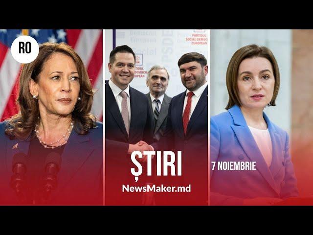 Sandu: cetățenii să decidă, nu banii ruși/Trump, felicitat de Harris/Ulianovschi „și-a găsit” partid