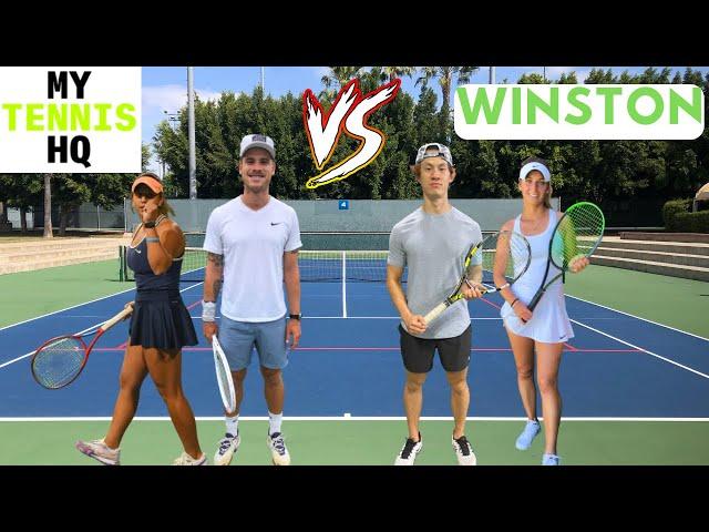 USTA 7.0 My Tennis HQ vs. 4.5 Winston | Mixed Doubles Set with Karue Sell (ATP #371), Lotti, Tiffany