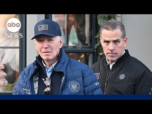 President Joe Biden issues pardon for son Hunter Biden