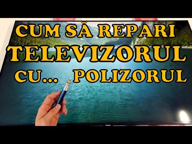 SAMSUNG 50TU8072 fără imagine/se restartează. Explicații pas cu pas