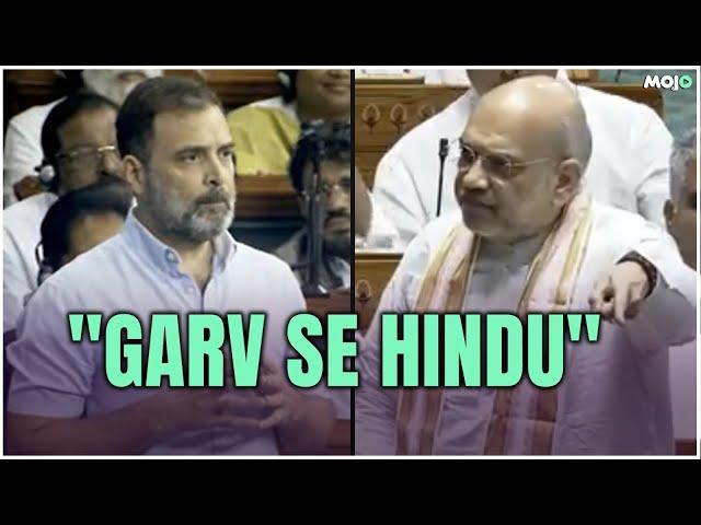 "Rahul Gandhi Should Apologize" Amit Shah Hits Back At Rahul Gandhi In Parliament