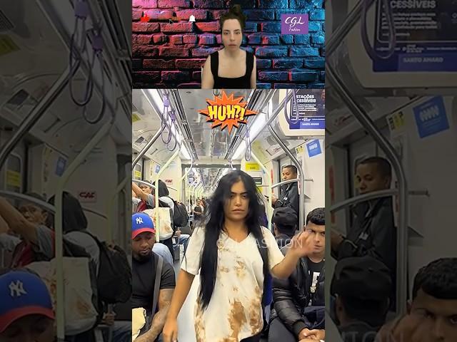 A Fashion Miracle in the Subway! A Real Transformation! #ootd #fashion
