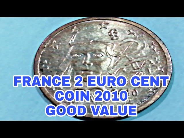 FRANCE 2 EURO CENT COIN 2010 GOOD VALUE