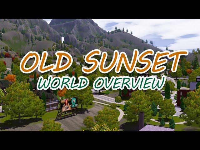 NEW CUSTOM WORLD! Old Sunset The Sims 3 World Overview