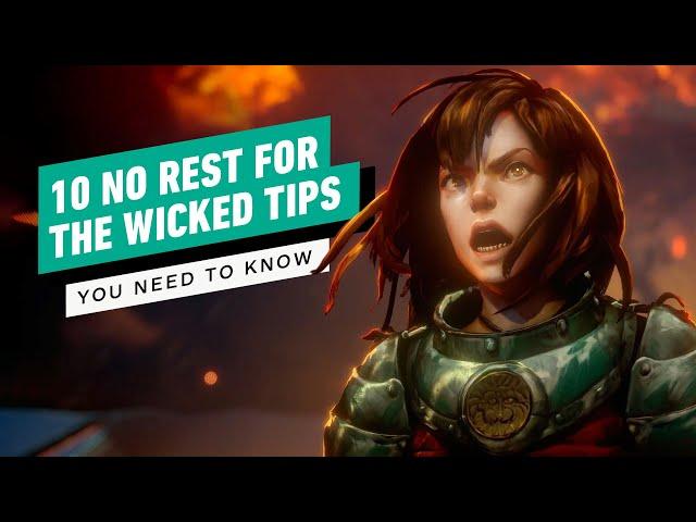 No Rest for the Wicked Tips You Need to Know