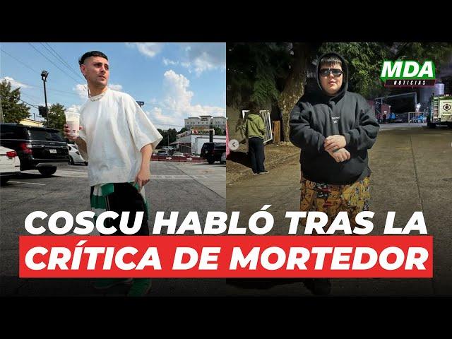 COSCU habló de MORTEDOR tras CRITICARLO por su ACTITUD en el ENOJO del KUN con DAVOO