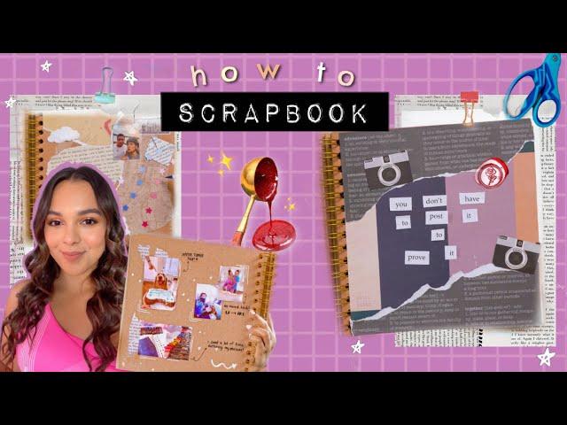 DIY How to Scrapbook | *aesthetic ideas*  tips + inspiration