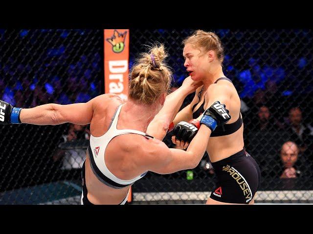 Holly Holm Shocks the World Securing the Head Kick KO Over Ronda Rousey | Moment in UFC History