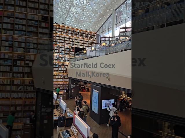 Starfield Library at Coex Mall situation,Korea #korea #koreanfood #starfield #coexmall