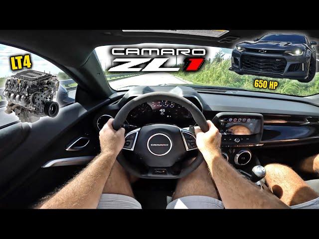 Drive it like you stole it: Camaro ZL1 POV Drive - CAMARO ZL1 HARD PULLS & SUPERCHARGER WHINE!