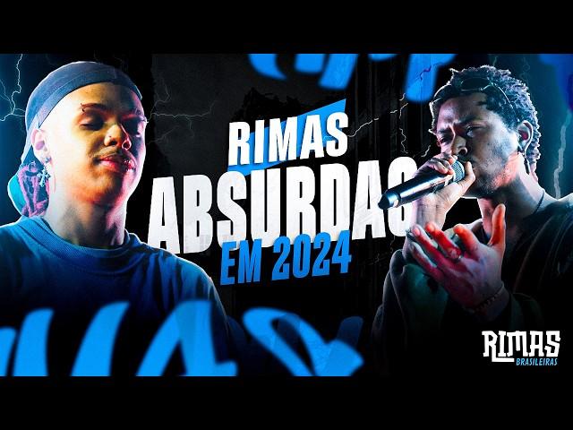 RIMAS ABSURDAS EM 2024! (só rima atual)