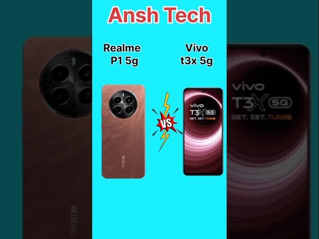 Vivo t3x 5g vs realme P1 5g #shorts #realmep1