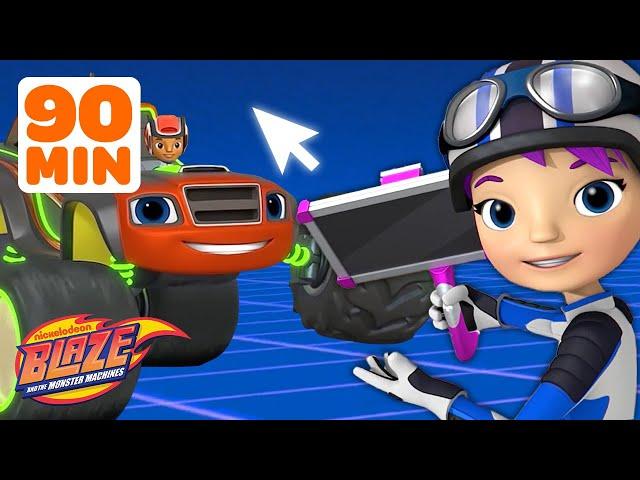 90 MINUTES of Gabby's Mechanic Missions with Blaze & AJ!  | Blaze and the Monster Machines