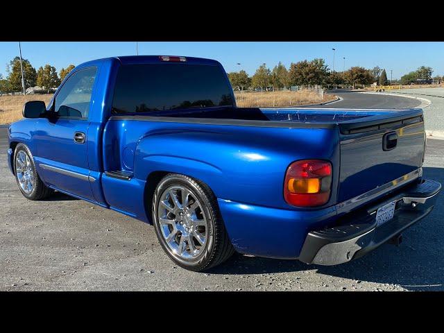 2003 GMC Sierra Stepside 4/7 Drop on 20" Denali Wheels